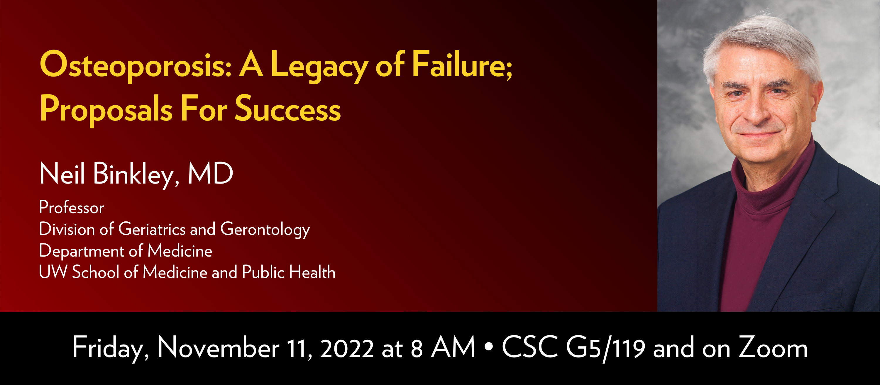 Title: Osteoporosis: A Legacy of Failure Proposals For Success