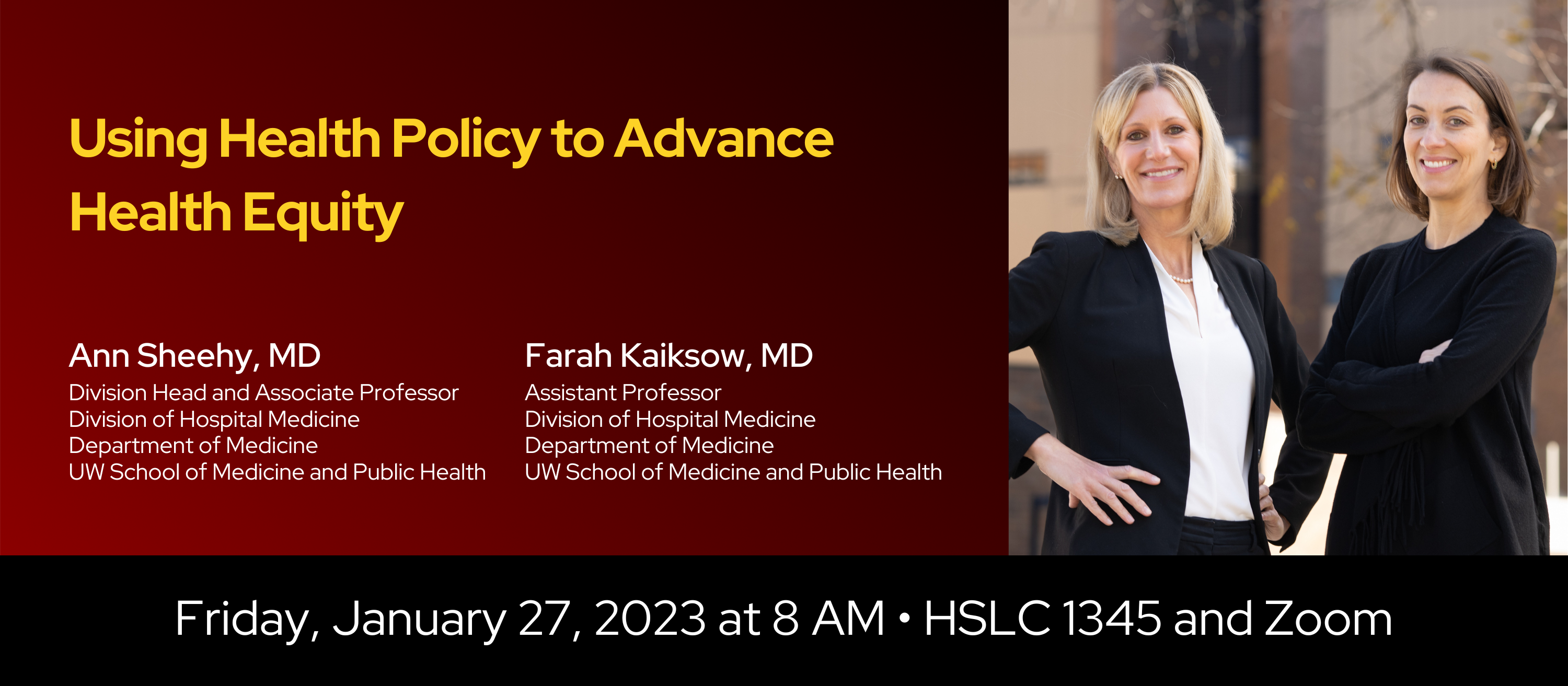 Title: Using Health Policy to Advance Health Equity