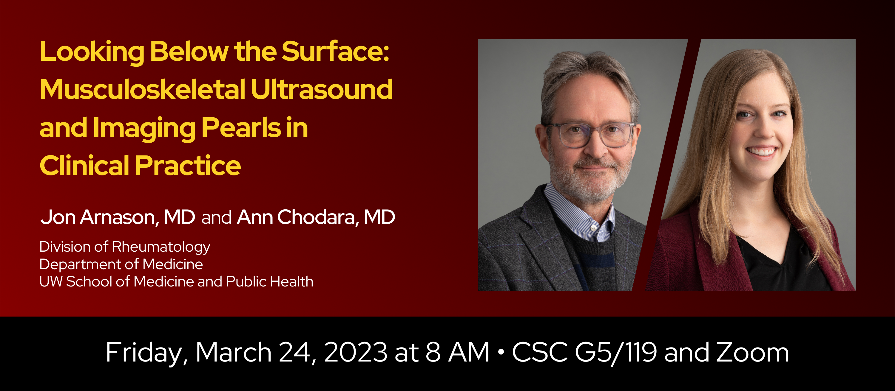 Title: Looking Below the Surface: Musculoskeletal Ultrasound and Imaging Pearls in Clinical Practice