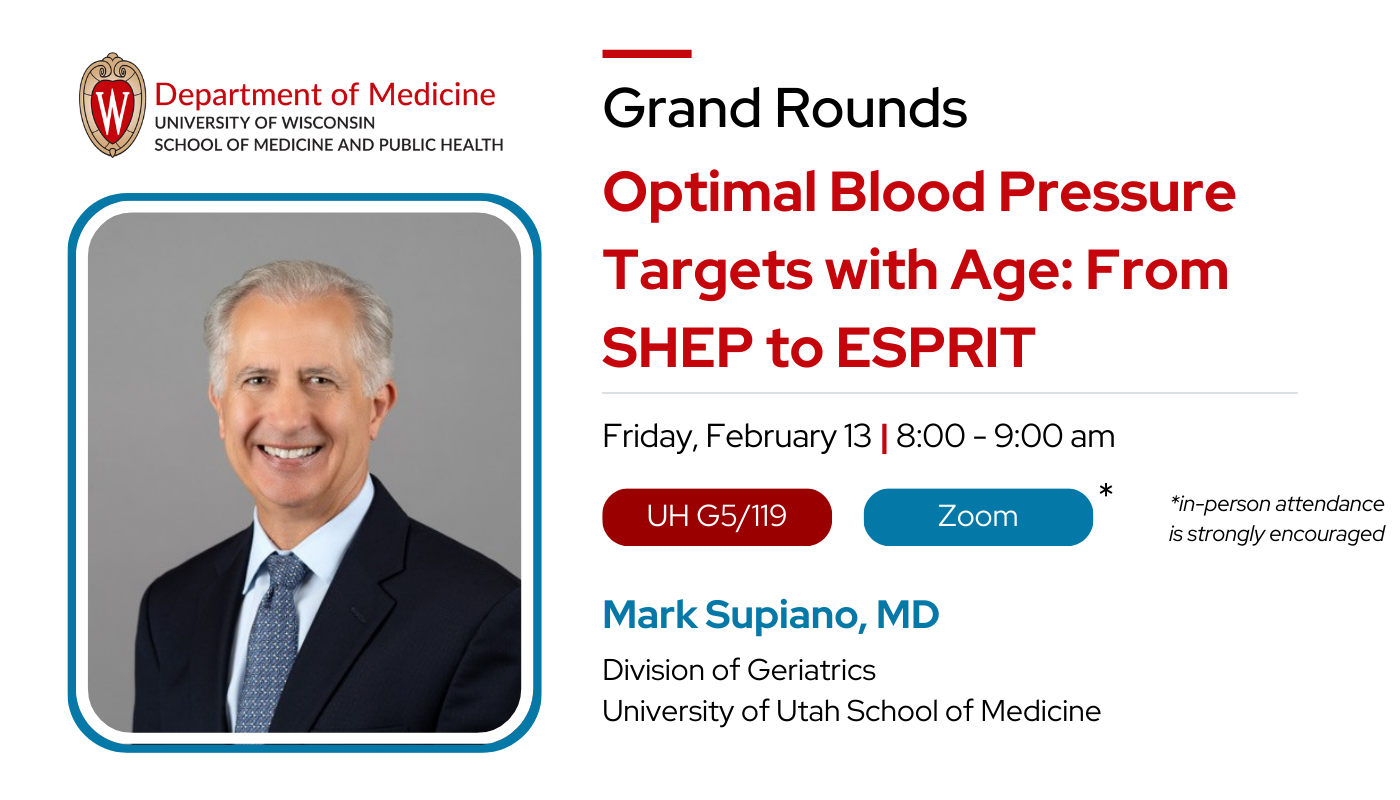 Optimal Blood Pressure Targets with Age: From SHEP to ESPRIT