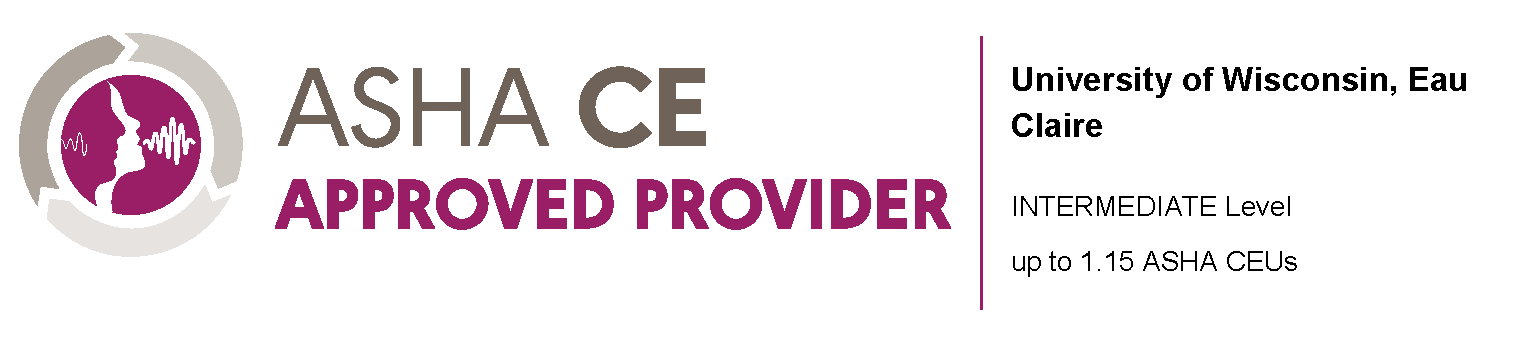 ASHA CE Approved Provider Logo