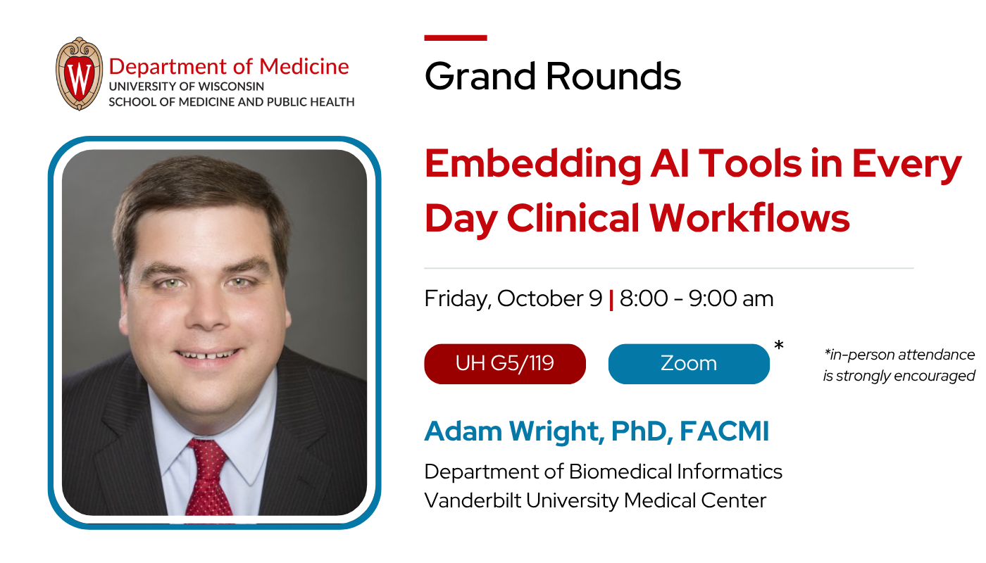Embedding AI Tools in Every Day Clinical Workflows