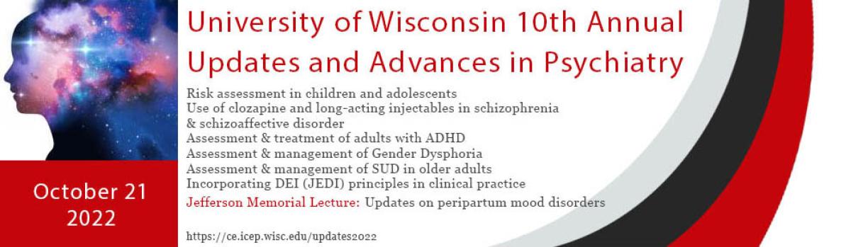 10th Annual Updates and Advances in Psychiatry Registration