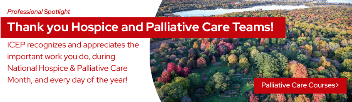 Thank you Hospice and Palliative Care Teams - click to view palliative care-related courses